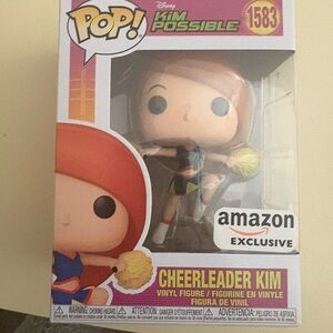 Disney Kim Possible Cheerleader Kim Vinyl Figure - Red and Yellow